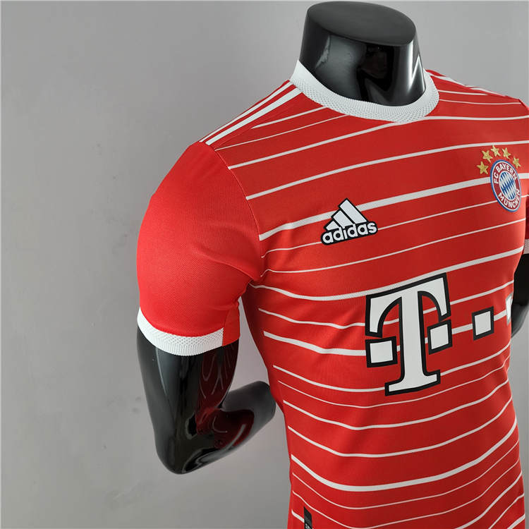 Bayern Munich 22/23 Home Red Soccer Jersey Football Shirt (Player Version) - Click Image to Close